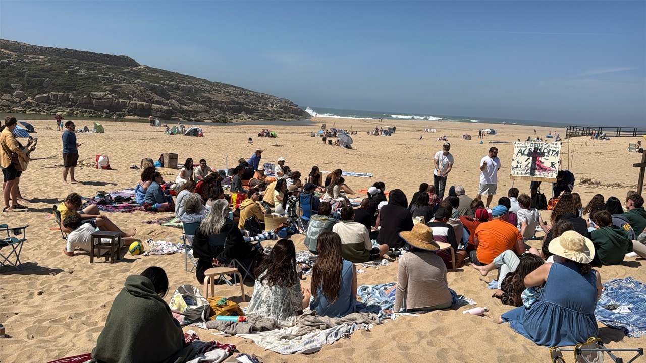 The Atlantic coastline near Santa Cruz, Torres Vedras — where Freedom Portugal is planted